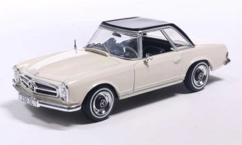 IXOCLC617N.22 - MERCEDES-BENZ 230SL HardTop 1964 Beige Metálico y Negro