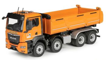 CON81255/04 - MAN TGS NN Volquete 8x4 Meiller Amarillo