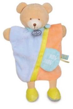 DC2784OURS - Oso marioneta Little secret Azul 25 cm