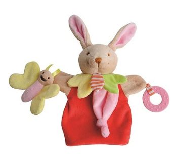 DC3005LAPIN - Marioneta Conejo Rojo 30 cm