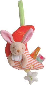 DC3015LAPIN - Caja de música - Luminiscente - Conejo 20 cm