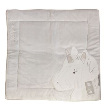 DC3336 - Tapidou - Unicornio plateado - 100 x 100 cm