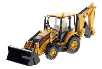 DCM85233 - Retroexcavadora CATERPILLAR 420F2 con conductor y caja metálica
