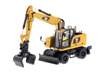 DCM85508 - Excavadora de ruedas CATERPILLAR M318F con conductor y caja metálica