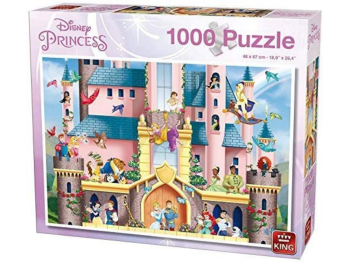 KING55917 - Puzzle 1000 piezas Disney Princesa El palacio mágico