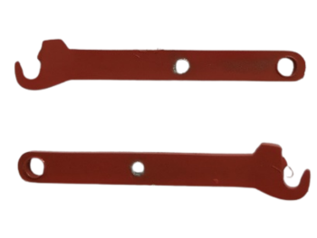 PMAR-51-RP81R - Juego de 2 brazos elevadores rojos para RENAULT Réplicagri