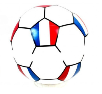 LPB22375 - Balón de fútbol hinchable talla 4 - FRANCIA - 25 cm