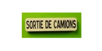 MCD-039 - Señal de salida de camiones - En forma de kit