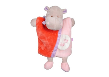 DC2784HIPPO - Pequeño títere hipopótamo secreto 25 cm