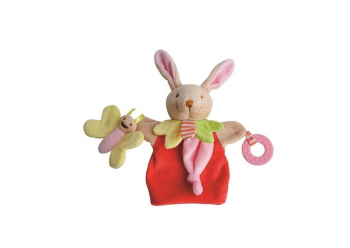 DC3005LAPIN - Marioneta Conejo Rojo 30 cm