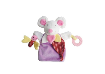 DC3005SOURIS - Marioneta Ratón Violeta 30 cm