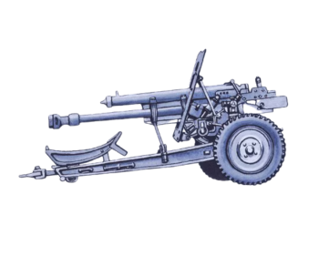 AHK35504 - Cañón antitanque pak 36 de 4;7 cm de producción tardía
