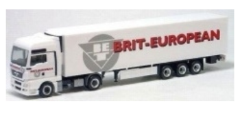 HER280384 - MAN TGA con remolque basculante BRIT EUROPEAN