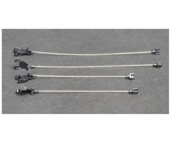 YCC783C-4 - Cables Arrow metalizados LG 1550 Negro RAL9005