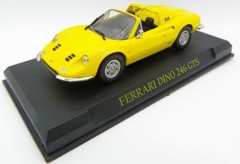 MAGFERDINO - FERRARI Dino 246 GTS 1972 techo amarillo abierto vendido en blister