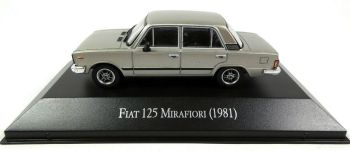 MAGARGAQV09 - FIAT 125 Mirafiori 1981 gris sedan 4 puertas vendido en blister