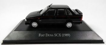 MAGARGAQV14 - FIAT Duna SCX 1989 sedán 4 puertas negro vendido en blister
