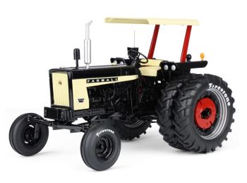 FAR-002B - FARMALL 504 negro con toldo y neumáticos Firestone - Edición limitada a 148 unidades.