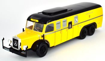 G1255068 - Autobús postal alemán MERCEDES BENZ O 10000 diesel 1938 amarillo Osterreichische Post