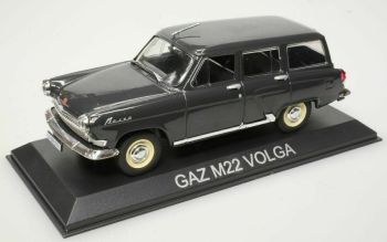 MAGLCGAZM22 - GAZ M22 Volga station wagon 1960 negro vendido en blister