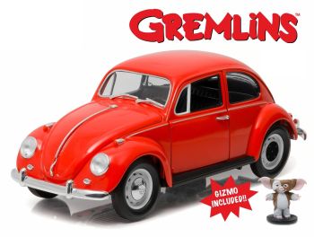 GREEN12985 - 1967 VOLKSWAGEN Beetle de Billy Peltzer de la película Gremlins con figura Gizmo incluida