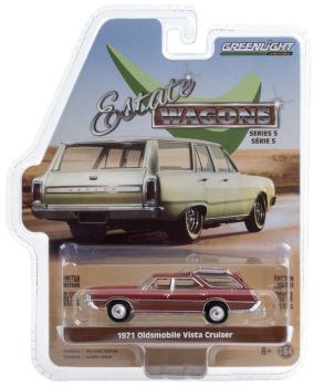 GREEN29990-D - OLDSMOBILE Vista Cruiser station wagon 1971 rojo vendido en blister