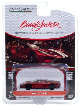 GREEN37220-E - FORD GT 2017 rojo metalizado Barrett Jackson vendido en blister