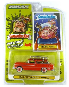 GREEN54050-A - CHEVROLET Nomad station wagon red 1955 Garbage Pail kids serie vendido en blíster