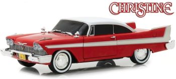 GREEN84082 - PLYMOUTH Fury 1958 techo rojo versión blanca ventanas ahumadas mal de la película Christine