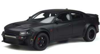 GT301 - DODGE Charger SRT Hellcat de cuerpo ancho negro mate