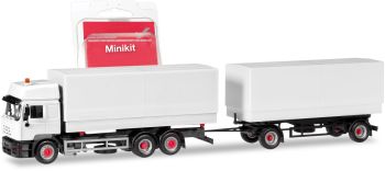 HER013505 - Porta lonas STEYR F 2000 6x2 y remolque de 2 ejes en kit para montar