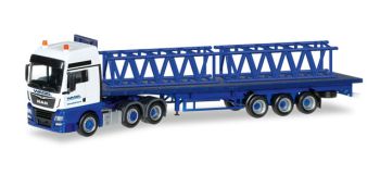HER306928 - MAN TGX 6x4 Wasel con semirremolque de 3 ejes con carga