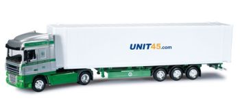 HER302623 - DAF XF 105 SC 4x2 con semi-contenedor 3 Ejes y contenedor UNIT45 - EKB CONTAINER
