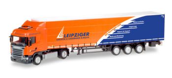 HER307444 - SCANIA R13 HL 4x2 con semi lona 3 ejes transporte Leipziger