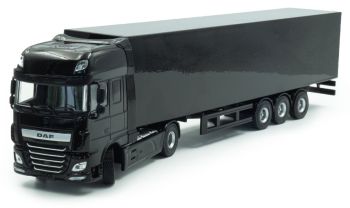HOL076000 - DAF XF 106 BLACK Super Space Cab 4x2 y remolque caja rígida