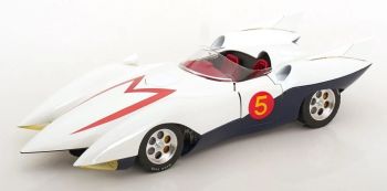 HAM-010 - Speed ​​​​Racer MACH 5 PreMo Blanco y Azul