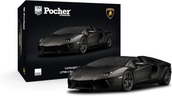 POCHK121F - LAMBORGHINI Aventador LP 700-4 Roadster Negro - Kit de 814 piezas