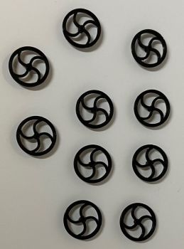 IP34 - 10 x Discos de copa delantera (18 mm) – Miniatura