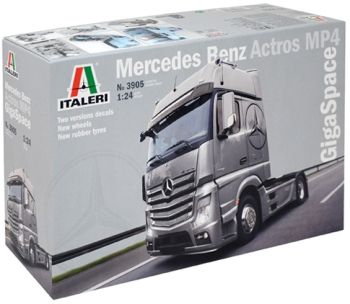 ITA3905 - Maqueta MERCEDES BENZ Actros MP4 Gigaspace 4x2 para montar y pintar