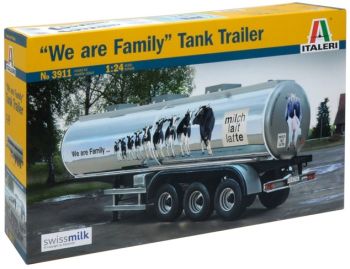 ITA3911 - Remolque lechero de 3 ejes modelo We Are The Family para montar y pintar