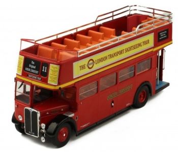 IXOBUS018 - AEC REGENT RT 1950 autobús de dos pisos con techo abierto Transporte de Londres