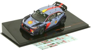 IXORAM645C - HYUNDAI i20 coupe WRC 2017 con varias calcas incluidas