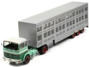 IXOTTR008 - MERCEDES BENZ LPS 1632 1970 4x2 y remolque para ganado