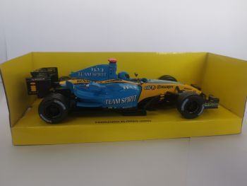 NEW01813 - Renault F1 FERNANDO ALONSE 2006 azul y amarillo