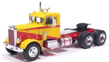 IXO-U64TR012 - PETERBILT 381 6x4 1963 Amarillo y rojo