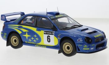 IXO24RAL026B - SUBARU IMPREZZA S7 #6 SOLBERG/MILLS DE GRANDE BRETAGNE 2001 azul