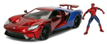 JAD253225002 - FORD GT 2017 Marvel Spider-Man con figura incluida