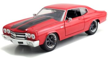 JAD97193 - CHEVROLET Chevelle SS 396 1970 rayas negras rojas de Dom's de la película Fast And Furious 4