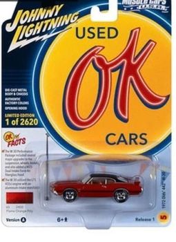 JLMC032A-E - OLDSMOBILE 442 W-30 Naranja Llama de 1972 de la serie MUSCLE CARS, blíster de 2023