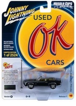 JLMC032A-F - 1969 CHEVROLET Camaro RS/SS Convertible Verde de la serie MUSCLE CARS 2023 en blíster